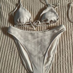 Abercrombie & Fitch White Bikini